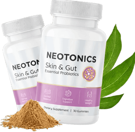 Neotonics Skin and Gut Essential Probiotics bottles